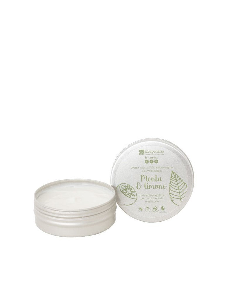 La Saponaria - Crema Mani Menta e Limone