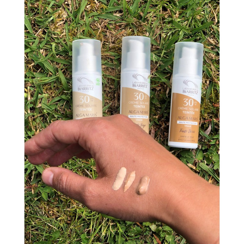 Laboratoire De Biarritz - Crema Solare Viso Colorata SPF30 - 01 Ivoire
