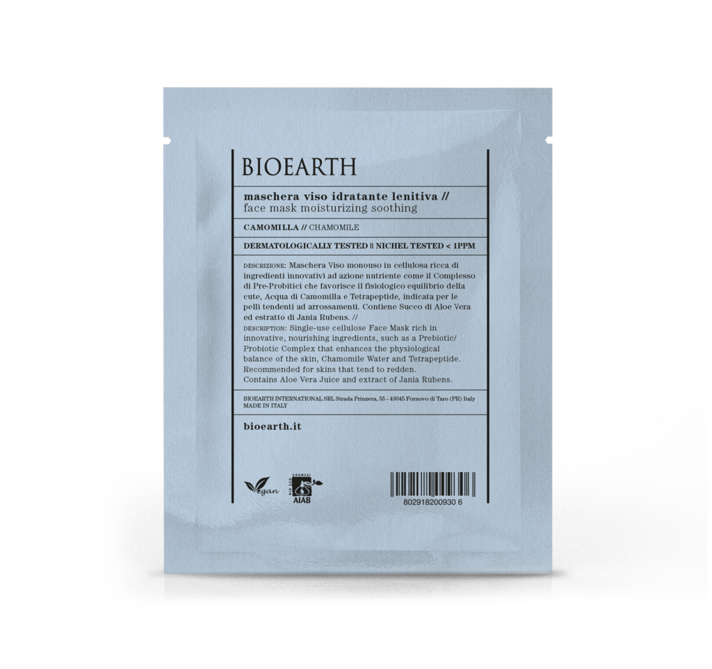 Bioearth - Maschera Viso Idratante Lenitiva