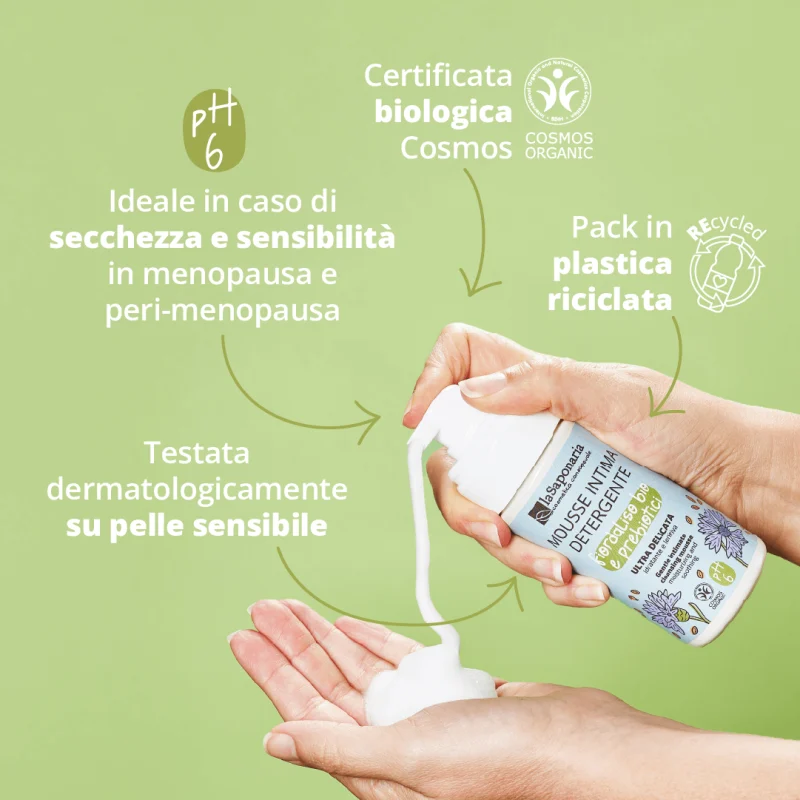La Saponaria - Mousse Intima Fiordaliso