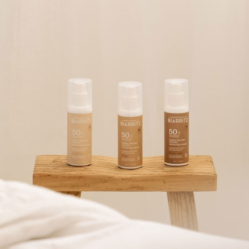 Laboratoire De Biarritz - Crema Solare Viso Colorata SPF50 - 02 Beige