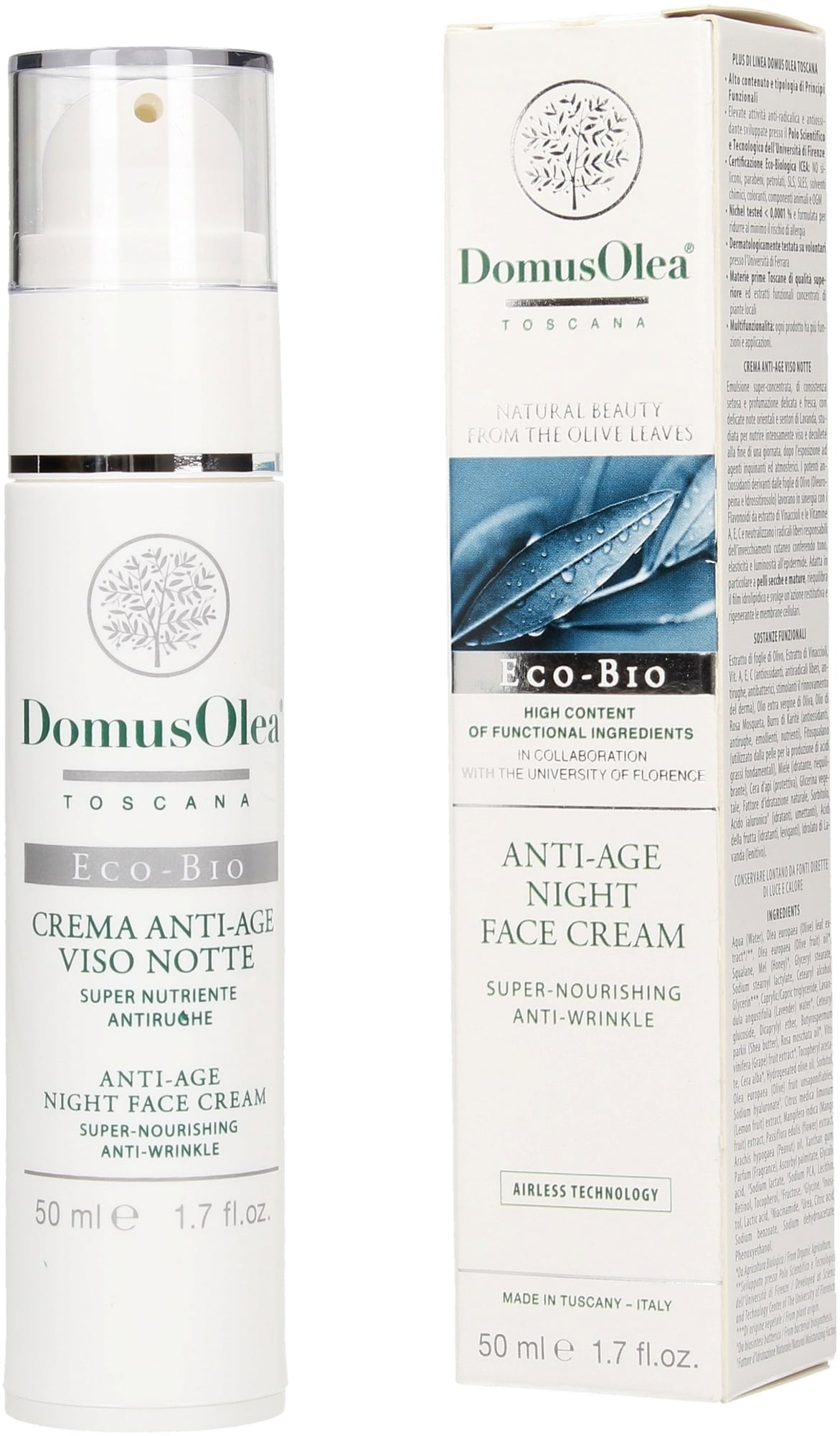 Domus Olea Toscana - Crema Anti-Age Viso Notte