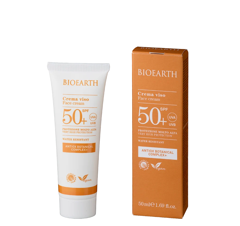 Bioearth - SUN Crema Viso SPF50+