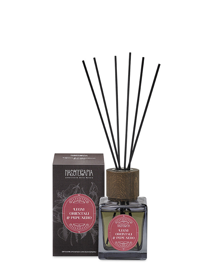 Nasoterapia - Diffusore a Bastoncini Legni Orientali e Pepe Nero 500ml