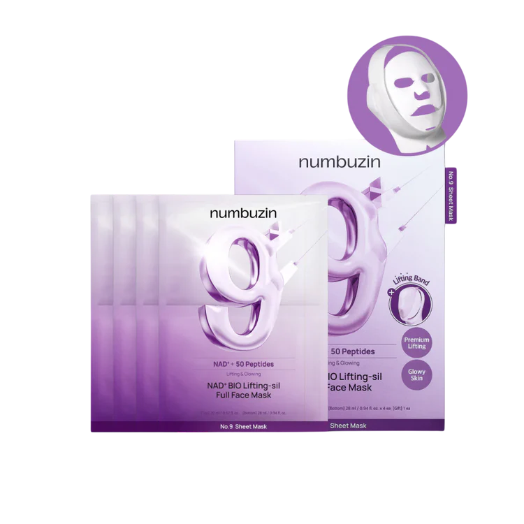 Numbuzin - No. 9 NAD+ Biolifting Full Face Mask