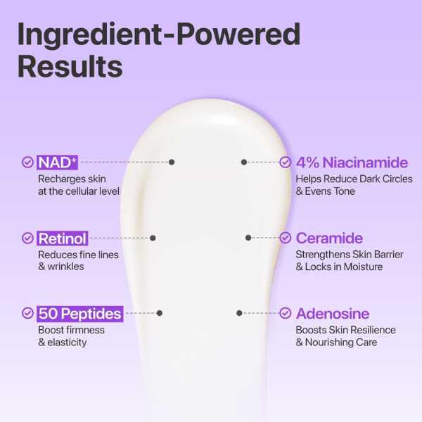 Numbuzin - Nad+ Retinol Volumetox Eye Cream