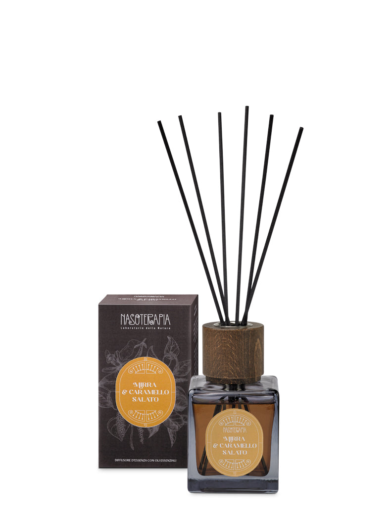 Nasoterapia - Diffusore a bastoncini Mirra e Caramello 200ml
