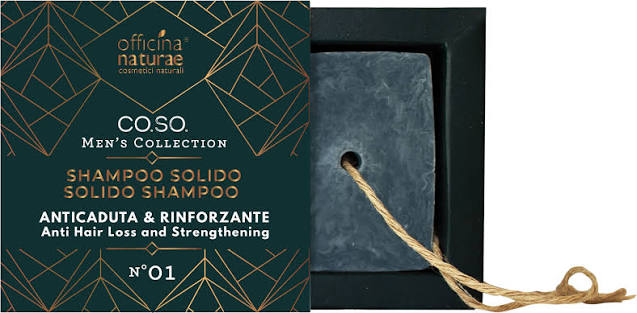Officina Naturae Men - Shampoo Solido Anticaduta e Rinforzante