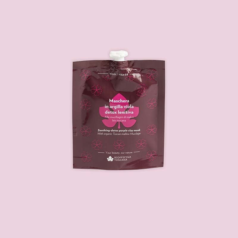 Biofficina Toscana - Maschera in Argilla Viola Detox Lenitiva
