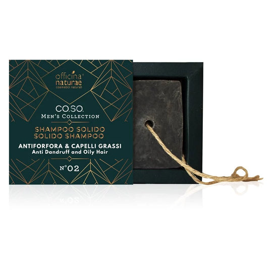 Officina Naturae Men - Shampoo Solido Antiforfora e Capelli Grassi